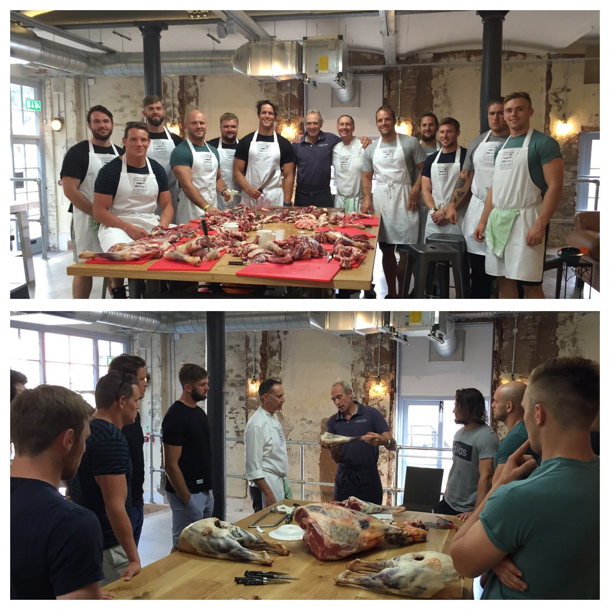 Outstanding day with <a href="/pipersfarm/">Pipers Farm</a> and @cookinexeter! What a set up. Thank you 🐂🐏🔪🍴👌🏻