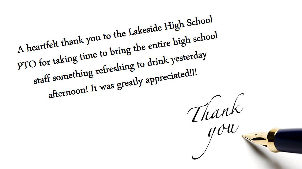 LHSAnnounce's tweet photo. Thank you Lakeside High School PTO!!! #WeAreLakeside #lsrams https://t.co/1RXKLVmtd0