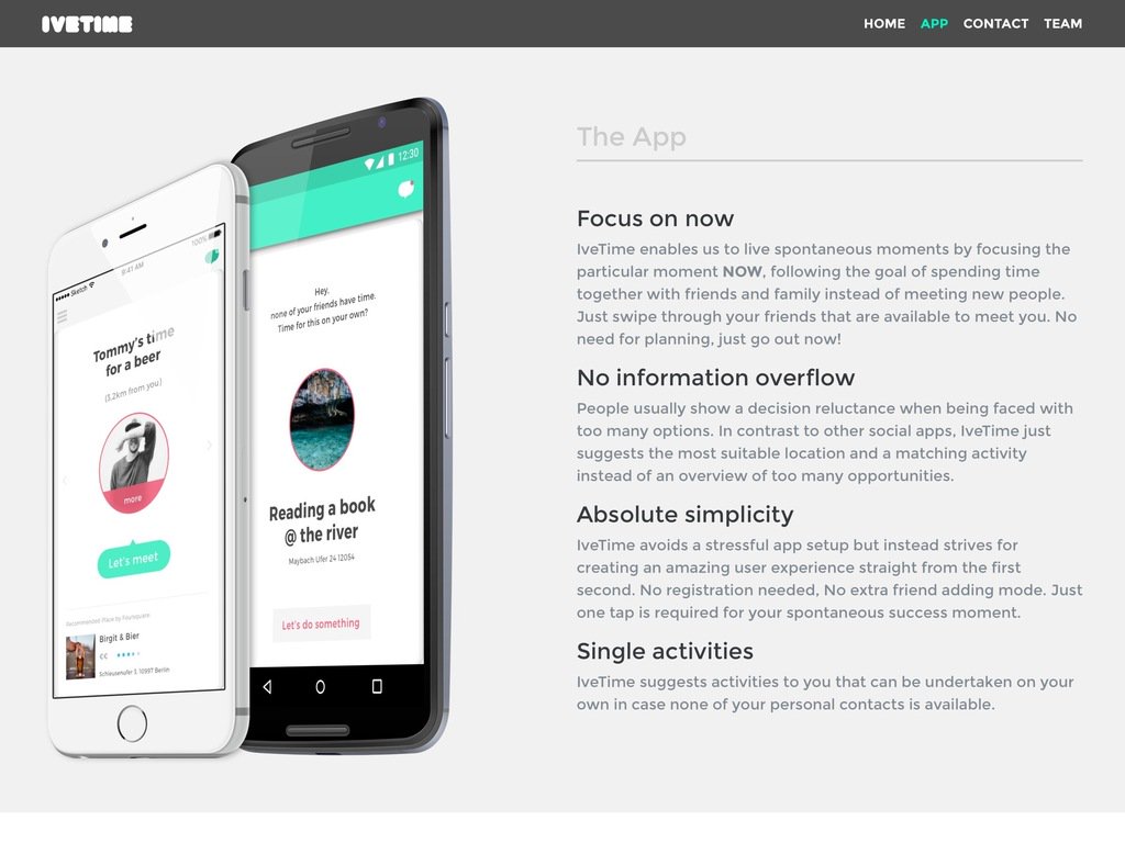 riteshnaik's tweet photo. IveTime was just featured on BetaList... https://t.co/OjfSs5wku4 #Startup #Share #IveTime IveTime https://t.co/HcYaJKHVcw