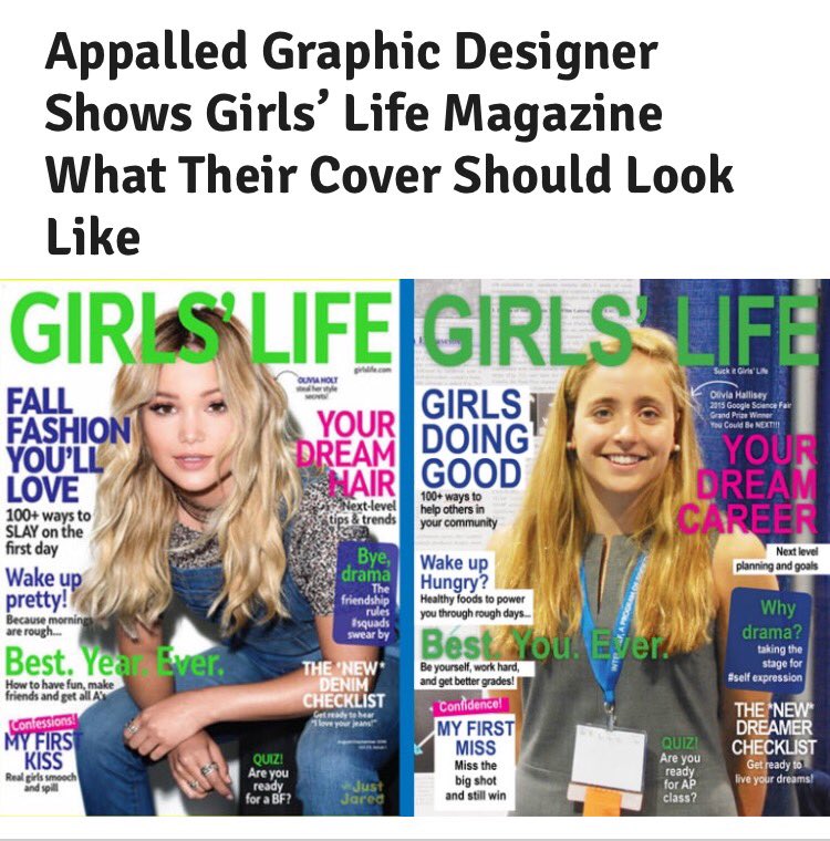 Appalled Graphic Designer Shows @girlslifemag What Their Cover Should Look Like: womenyoushouldknow.net/appalled-graph…