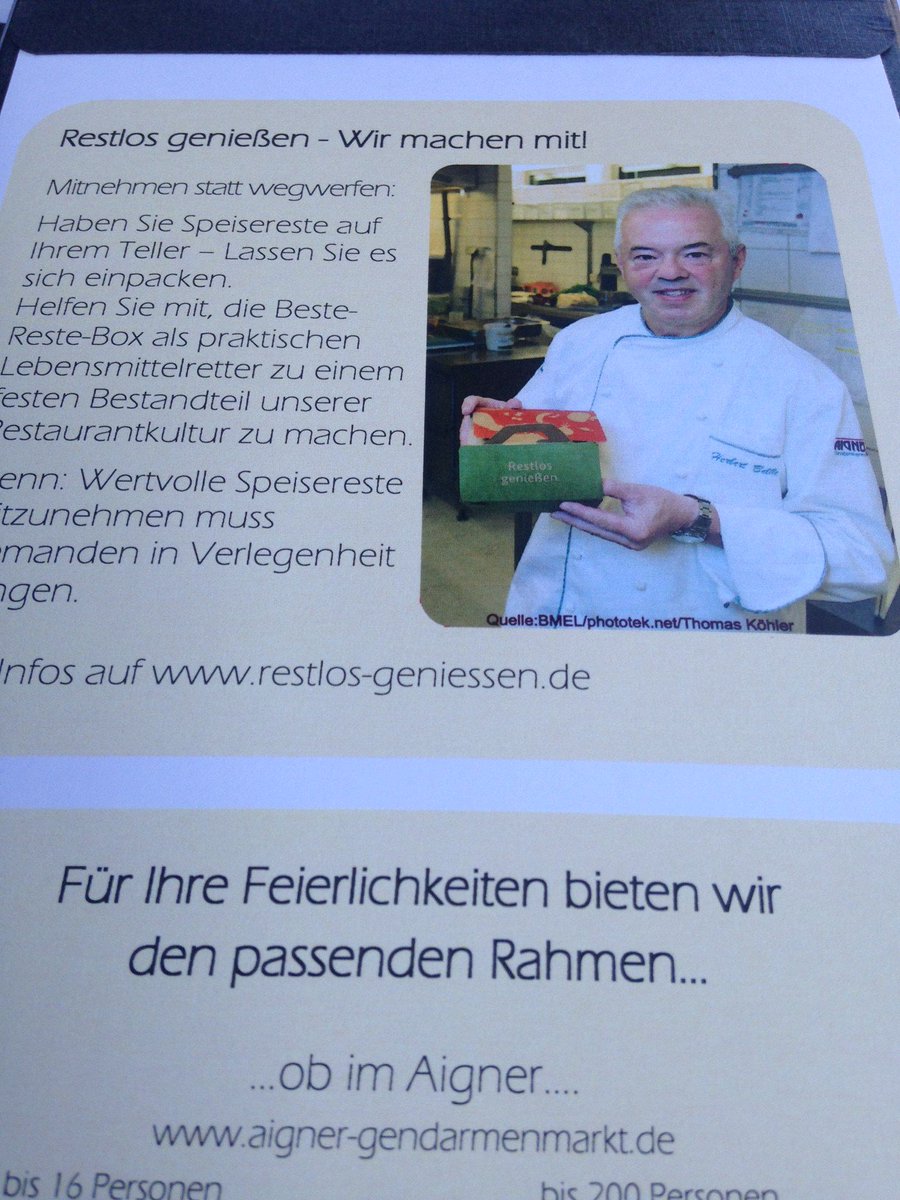 METRO_Politics's tweet photo. Restaurants, die #BesteResteBox nutzen, finden: https://t.co/IQZyk5CzYv @zgfdt Das Aigner ist schon dabei! /sta https://t.co/qE7WI5xP6d