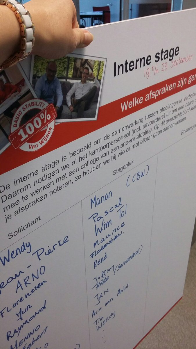 WendyBaars's tweet photo. Speciaal net jurkje aan om nog wat collega's enthousiast te maken voor onze #internestage! @VanWijnenGroep #gelukt https://t.co/3IgVB22CH1