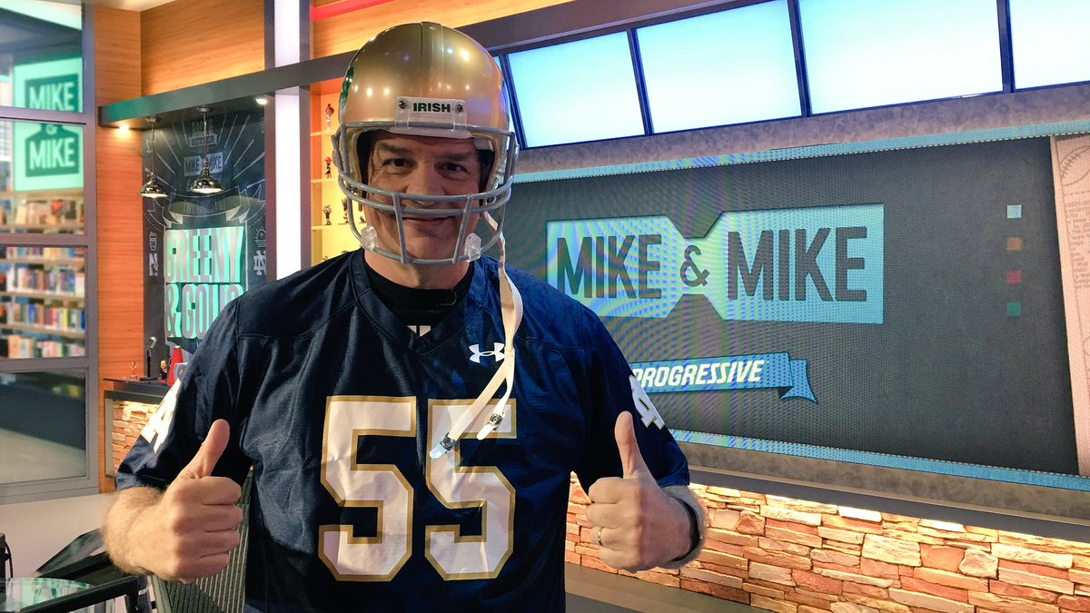 jcdbass's tweet photo. #MikeAndMike 
Just signed up and no followers yet so I can't retweet 
Hope this qualifies me for ND tickets please https://t.co/58cW48pDlJ