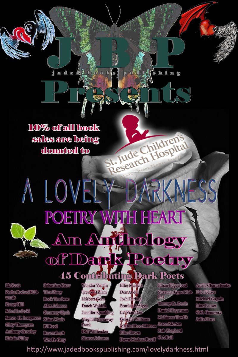 kaseyhillauthor's tweet photo. #charity @StJude #darkpoetryanthology #helpcurecancer #supportsickkids
direct donate: https://t.co/3Ar3WhCuG5 https://t.co/SMD4sk97T1