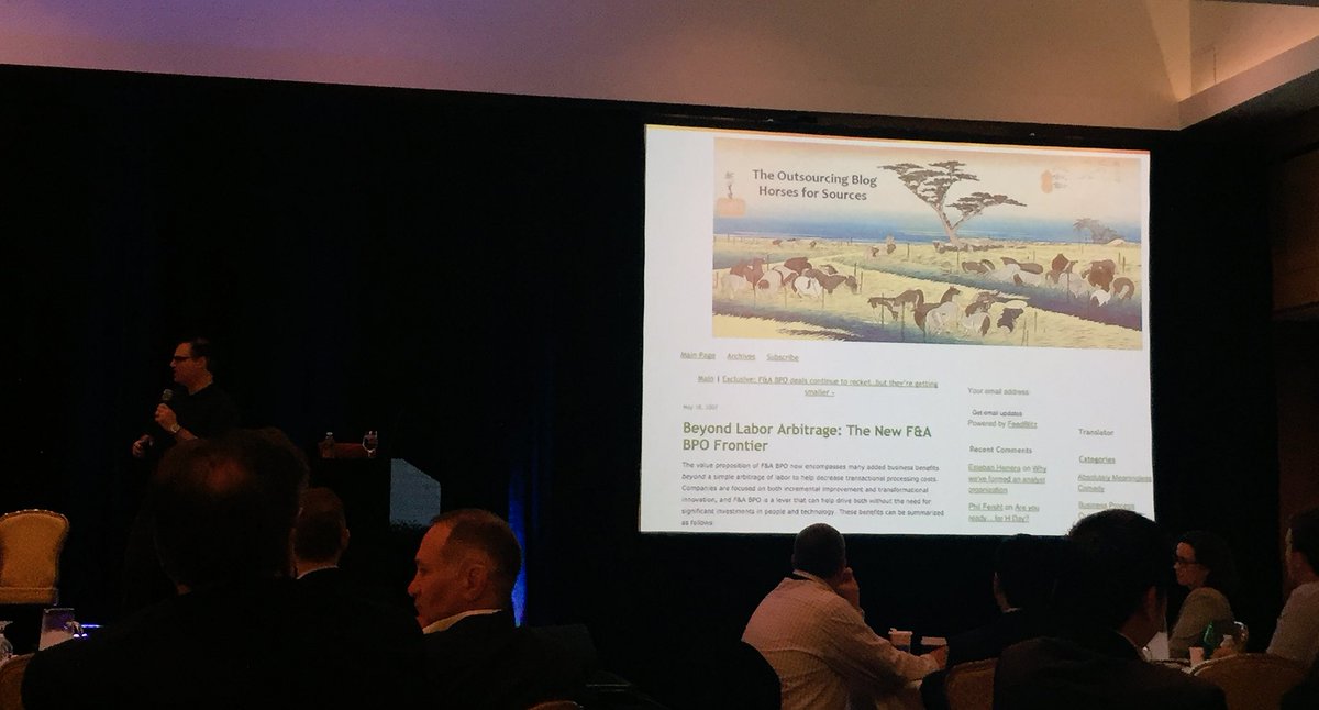 santiagopinzong's tweet photo. Great start #FutureofServices @Horses4Sources 10 years transforming analysis and the debate @pfersht #HfSSummit #4IR https://t.co/lfM3tTylI2