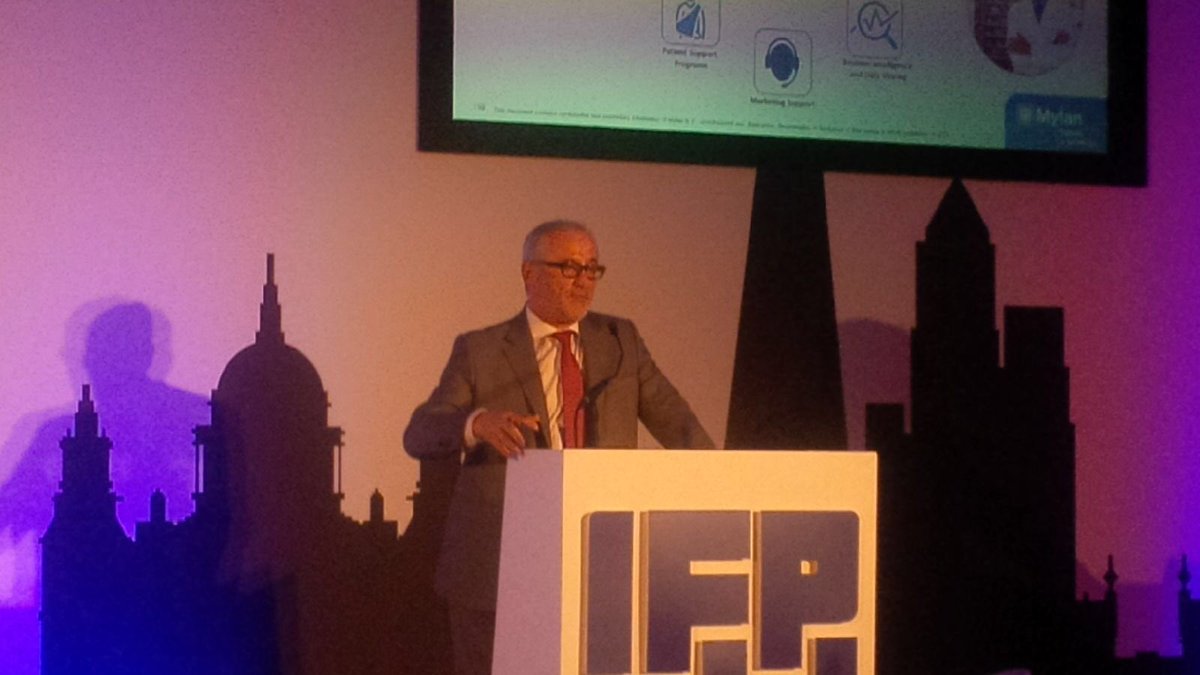 IFPW's tweet photo. The #2016GMM Day 1 continues with an afternoon presentation from Jacek Glinka, European president of Mylan. https://t.co/fglPLxYfkz
