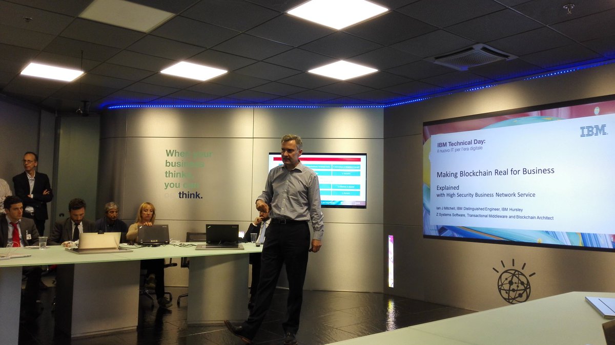 andrea_corbelli's tweet photo. #ITtechday in #IBM Milan with @ijmitch on #blockchain https://t.co/Am23EZYwY5