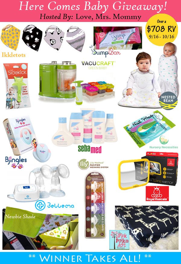 cherobics's tweet image. Here Comes #Baby #GIVEAWAY! #WIN $708+ in #prizes from @Love_MrsMommy! #newborn #pregnant lovemrsmommy.com/2016/09/here-c…
