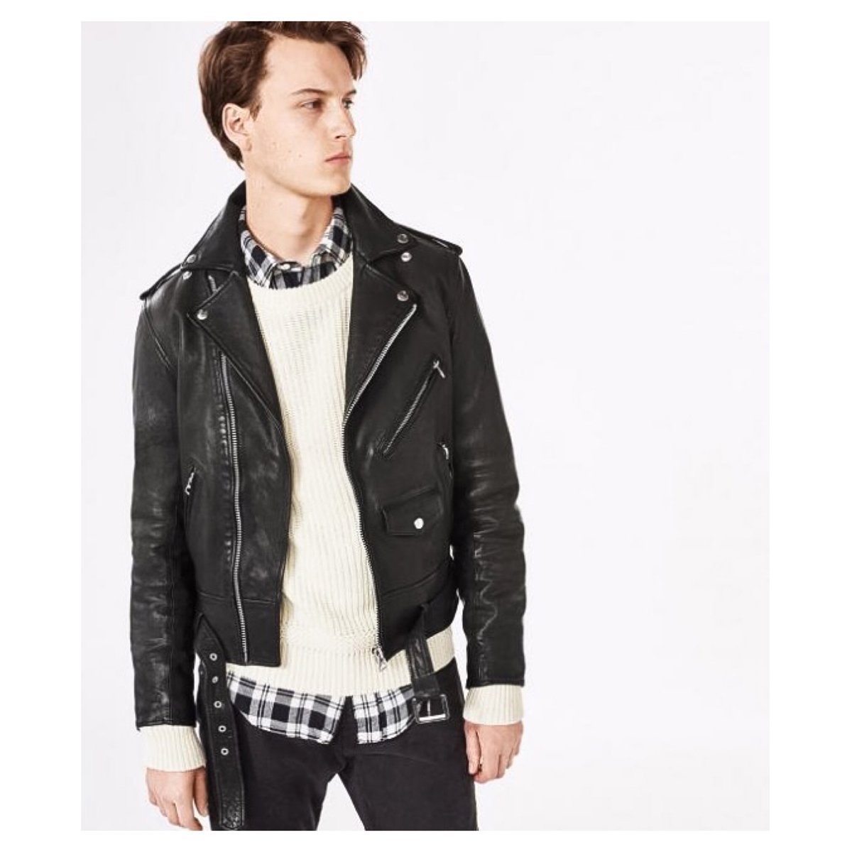 Our leather biker with all the original details from that first jacket in 1928... || 📷 : Thomas