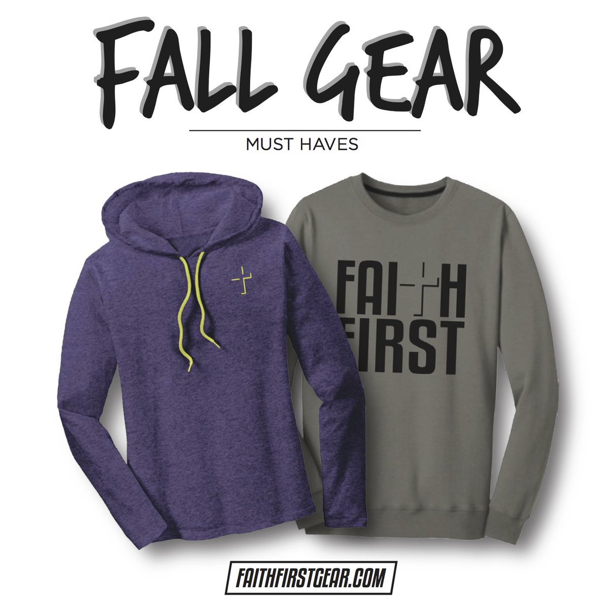 FaithFirstGear's tweet photo. Shop all your #Fall gear at https://t.co/YoWU8UjXAM #SparktheConvo https://t.co/RFYMfvfXU7