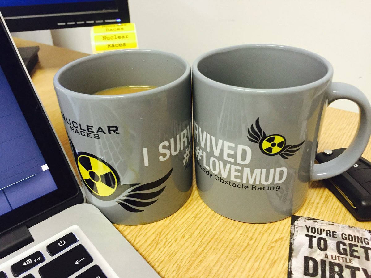 TheNuclearRaces's tweet photo. We 💛 the NEW grey #Muddymugs for every Blast/Blackout survivor finisher #JustAddTea #lovemud https://t.co/8THG4lTZBx https://t.co/L2b1FeKhDH