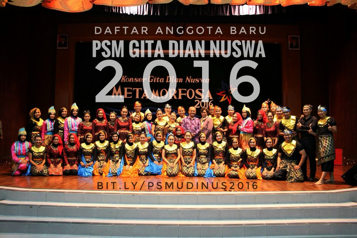 Untuk pengumuman hasil audisi bisa diakses melalui link bit.ly/psmudinus2016 ya!