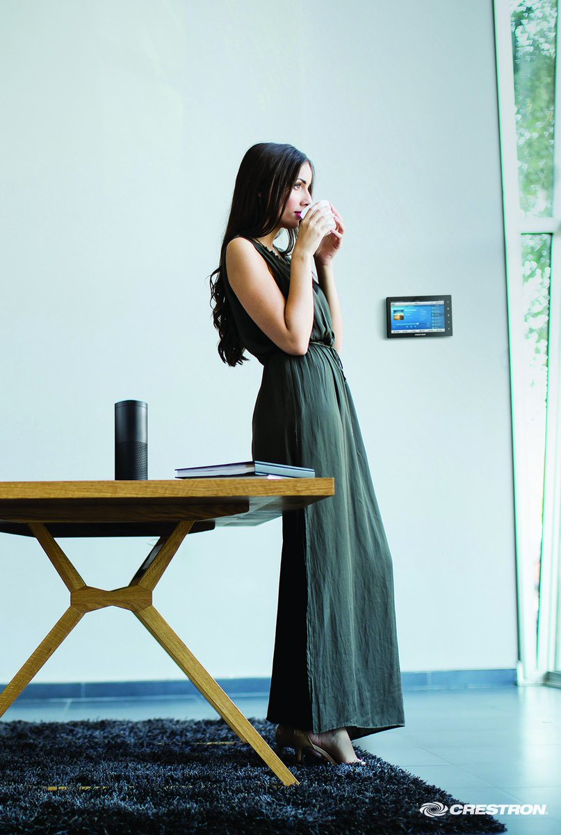 Crestron's tweet image. BREAKING: Crestron delivers unparalleled whole home voice control via @amazonecho ow.ly/y8eI304f6A5