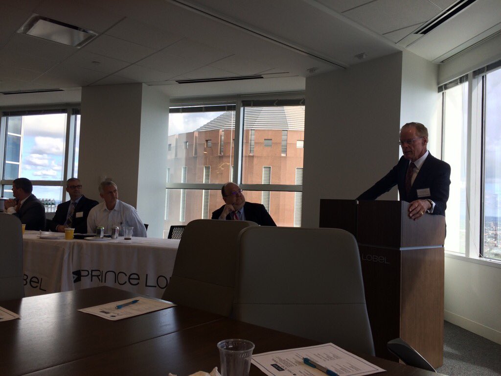 JPruittBarry's tweet photo. Jim Foster on the Wild West of #nanotechnology patent litigation at NENA panel @PrinceLobel @PLT_NANO @Nanowerk https://t.co/p5qDtfgJM9