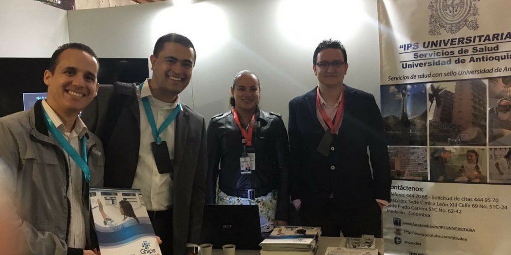 Hoy estamos desde el #CongresoSalud20 presentando nuestra herramienta de gestión hospitalaria #GHIPS