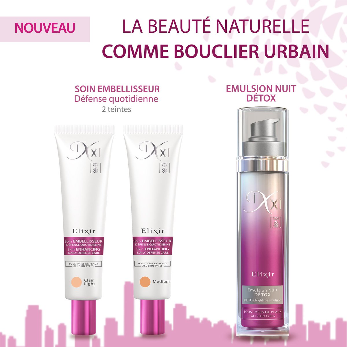 [NOUVEAUTÉS] Découvrez nos soins anti-pollution et détox bit.ly/2chO257 #ixxi #ixxicosmetics