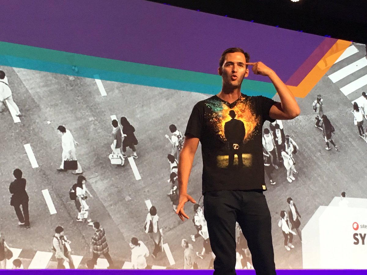 Each and every one of us has the potential to touch a billion people in a positive way. <a href="/JasonSilva/">Jason Silva</a> #SitecoreSYM