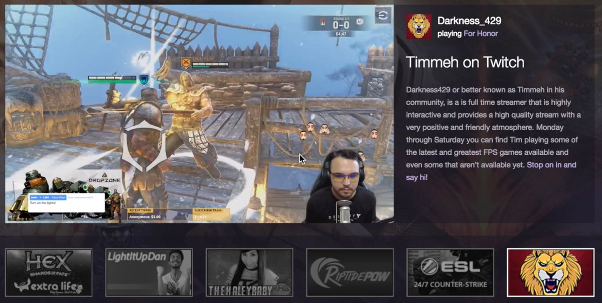 loots's tweet photo. @Darkness429 is using #loots #ForHonor and Glory! Support him with a nice #tipstorm! :)
https://t.co/CEVlefI9ut https://t.co/v1cKZ9KoXd