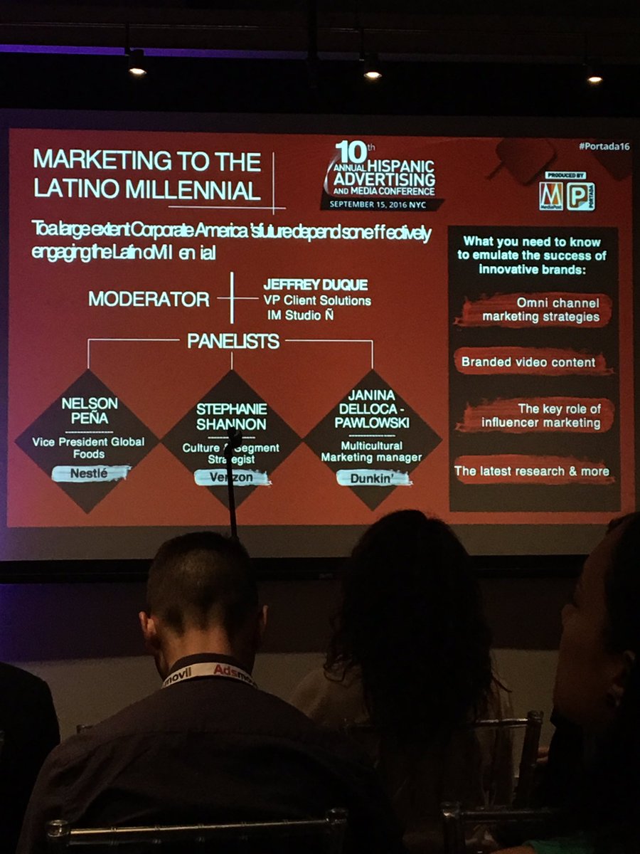 Marketing to the Latino Millennial @ #Portada16. w. client <a href="/NestleUSA/">Nestlé US</a>