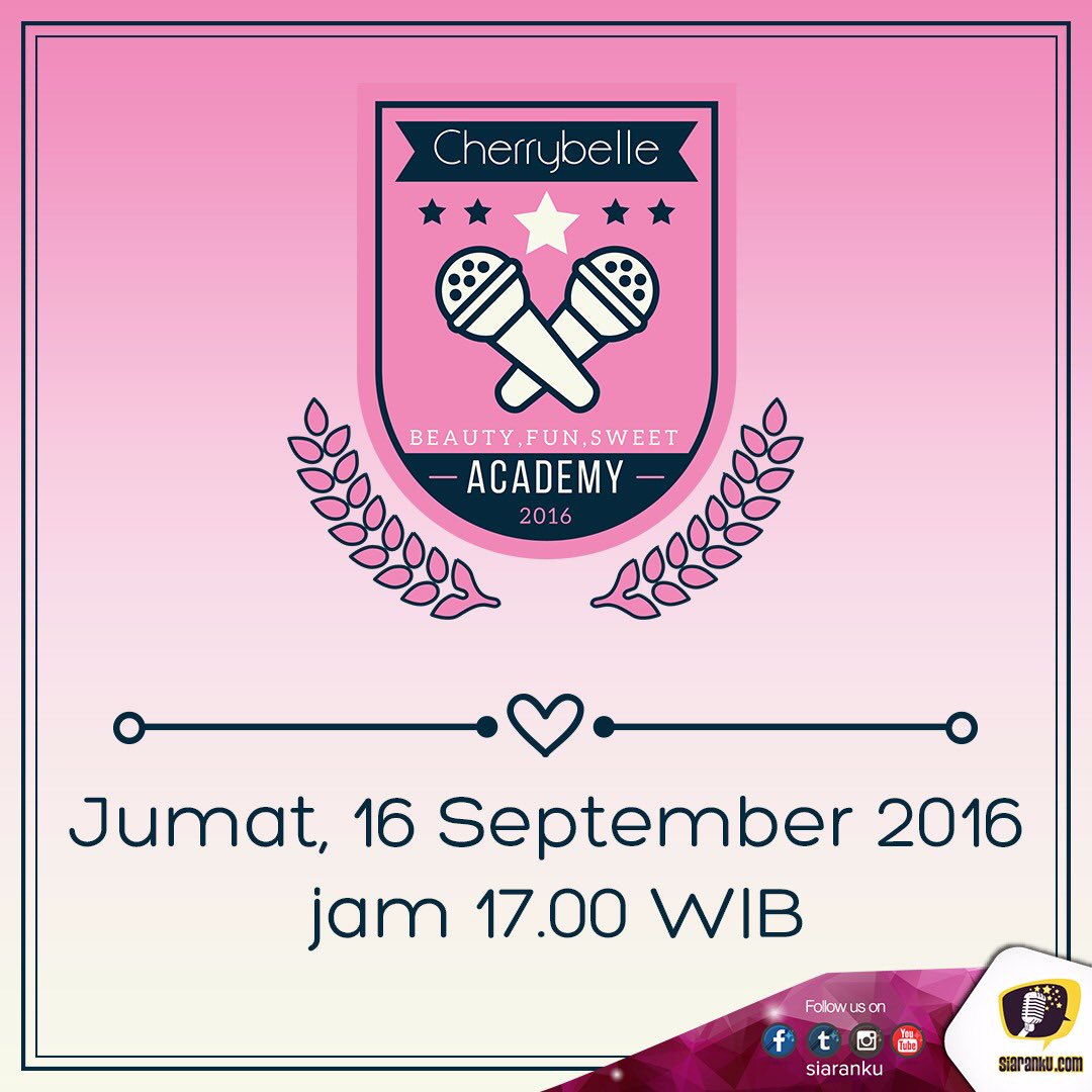 Besok yaah Cherrybelle Academy mulai siaran di <a href="/siaranku/">Siaranku</a> jam 17.00 yah
