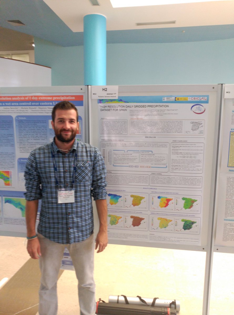 climayagua's tweet photo. Presentando los últimos resultados sobre reconstrucción climática en el @EuropeanMetSoc meeting. @sn_rober https://t.co/7mq3ZDs7nN