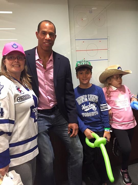 lantetrain's tweet photo. @DavidAmber #TBT to meeting you last year at #LeafsFanfest. It was the highlight of the visit for me :) https://t.co/OAVcbToADj