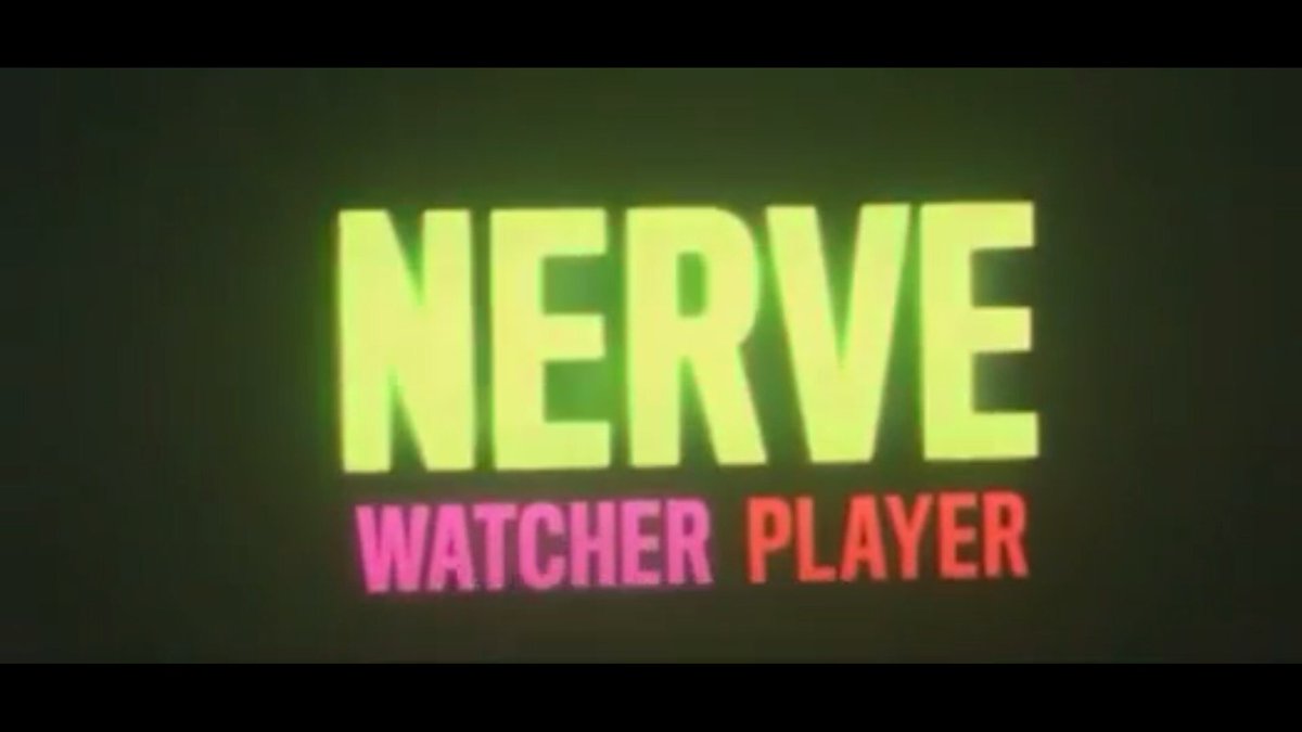 outsnipe's tweet photo. You have to watch this movie😍 someone needs to make the a game so I can win😎 #nervemovie https://t.co/oX2obdYADC
