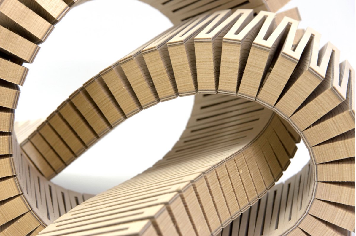 Can wood be made flexible? Kerfing WS by <a href="/Lola_Lely/">Lola Lely Studio</a> Studio at #BHWS Sat 24th bit.ly/2bO7JiS #LDF16 #E17