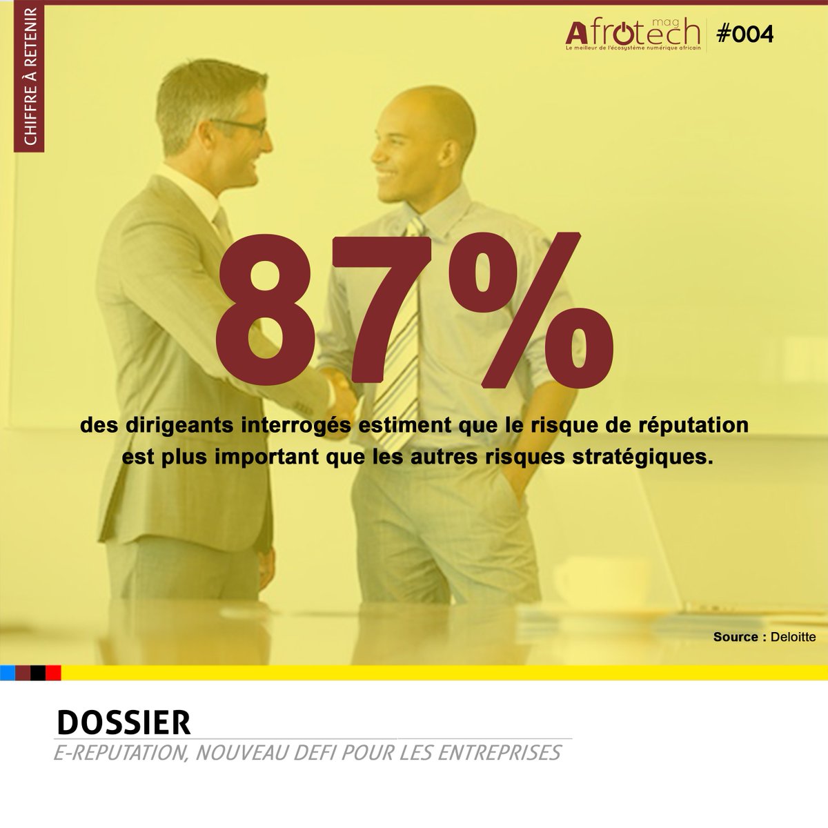 AfroInitiativ's tweet photo. @edithbrou L'e-reputation, un enjeu pour les entreprises. Decouvrez notre dossier sur https://t.co/1fzRba1Ocl https://t.co/x6qdfdCryJ