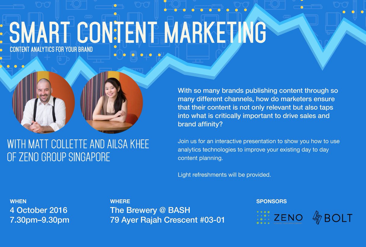 thecontentco's tweet photo. Join us on Oct 4, as we invite @ZenoGroup to share how they leverage technologies to create smart, effective content https://t.co/UfDwv5i5nG https://t.co/QpsYo2kuq4