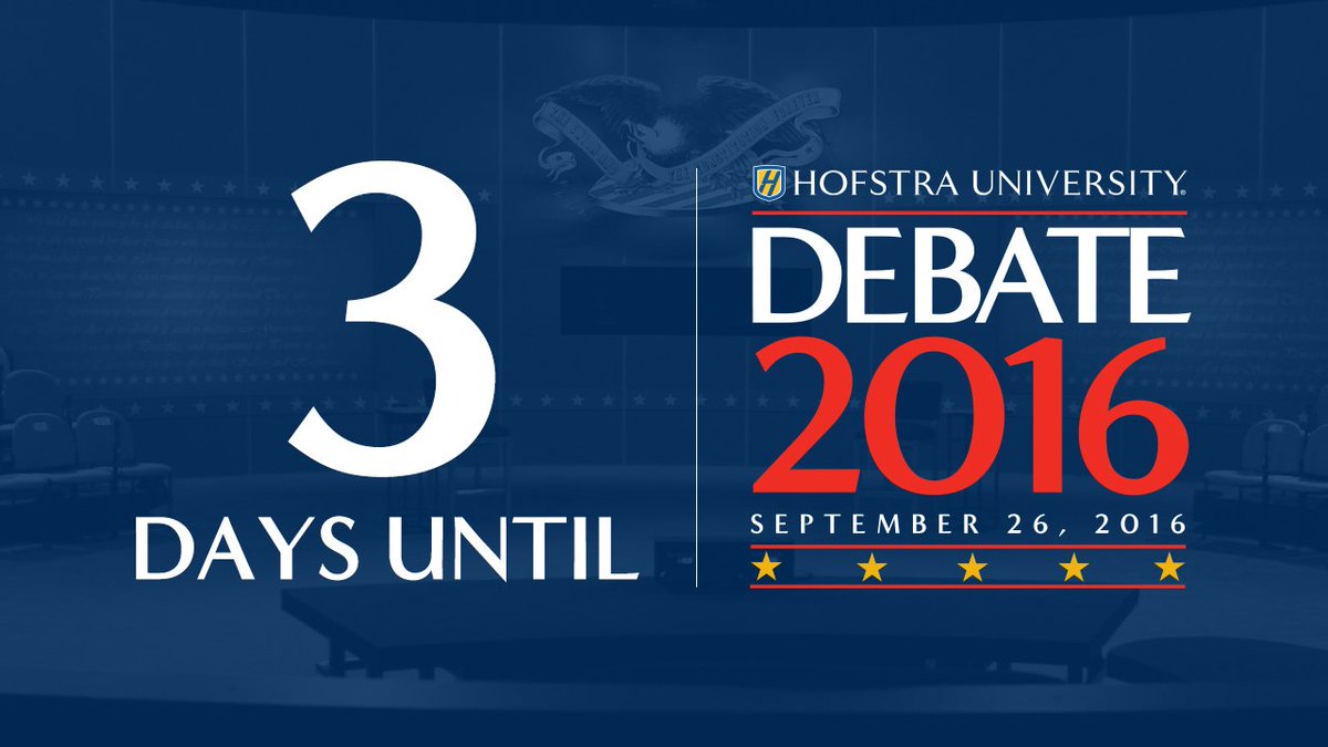 3 DAYS! #HofDebate16