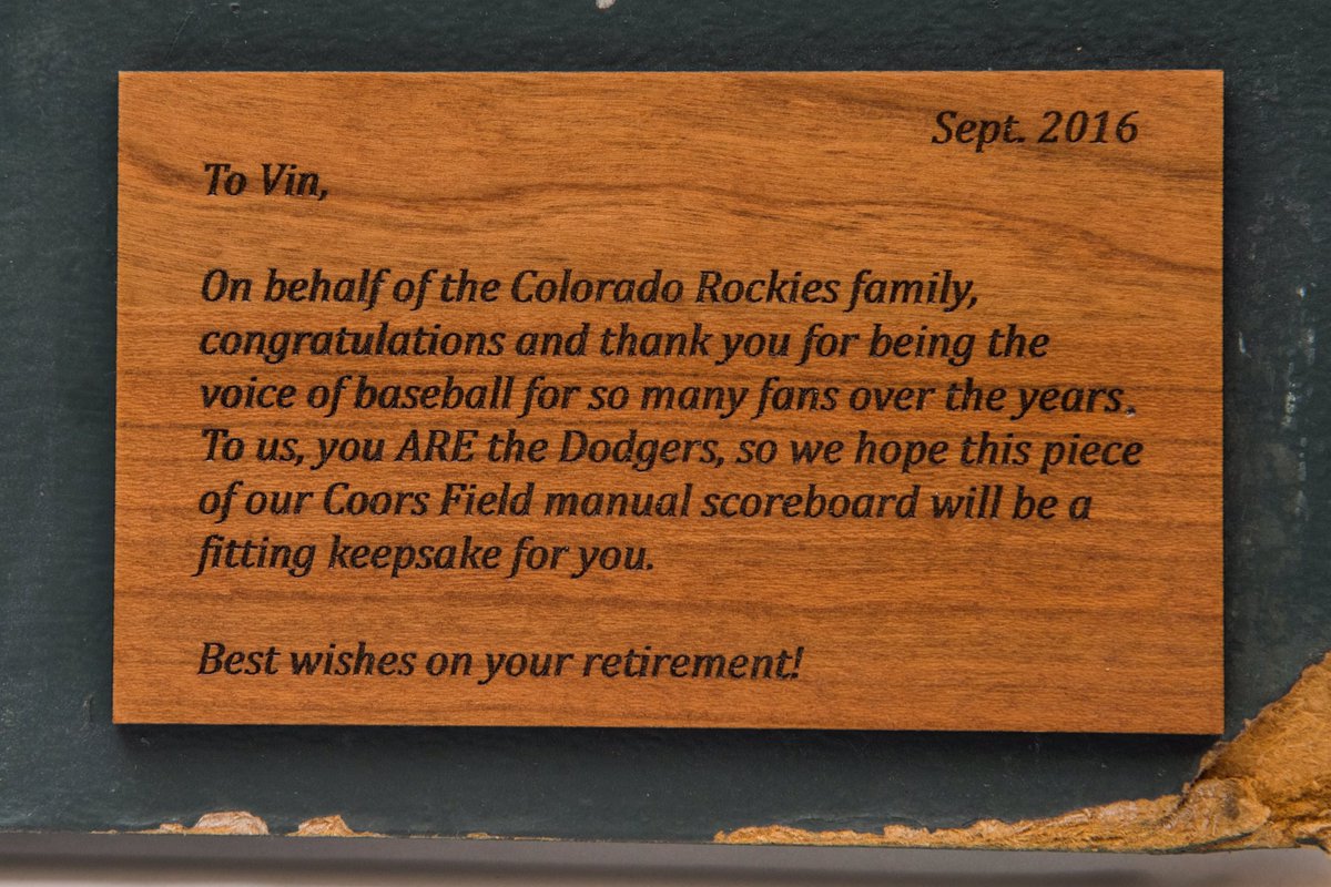 Rockies's tweet image. To the greatest of all time -