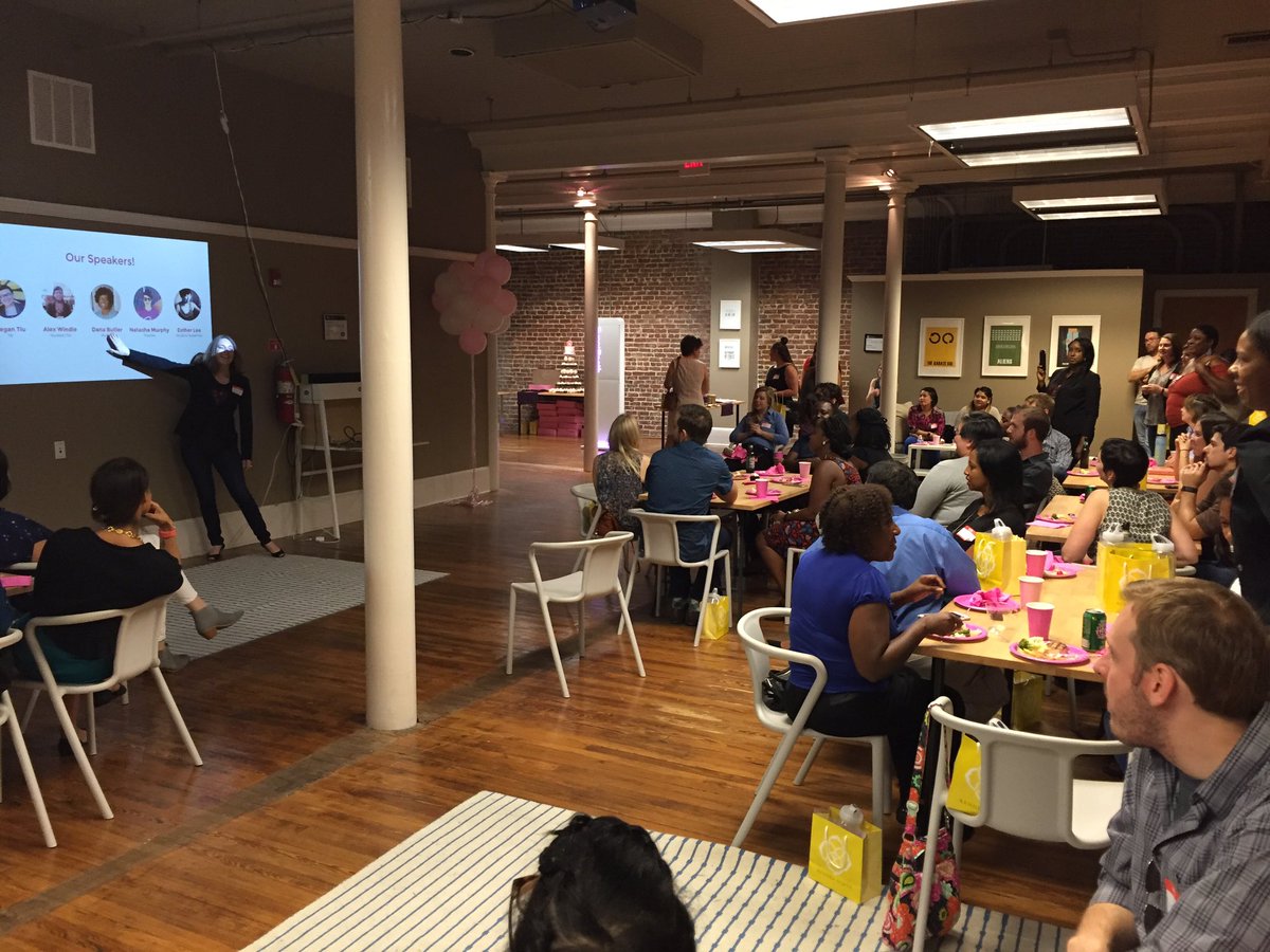 idcmarques's tweet photo. So amazing to hear the inspirational testimonials of women who code! @girldevelopit @TheIronYard https://t.co/aMD2QEGzlo