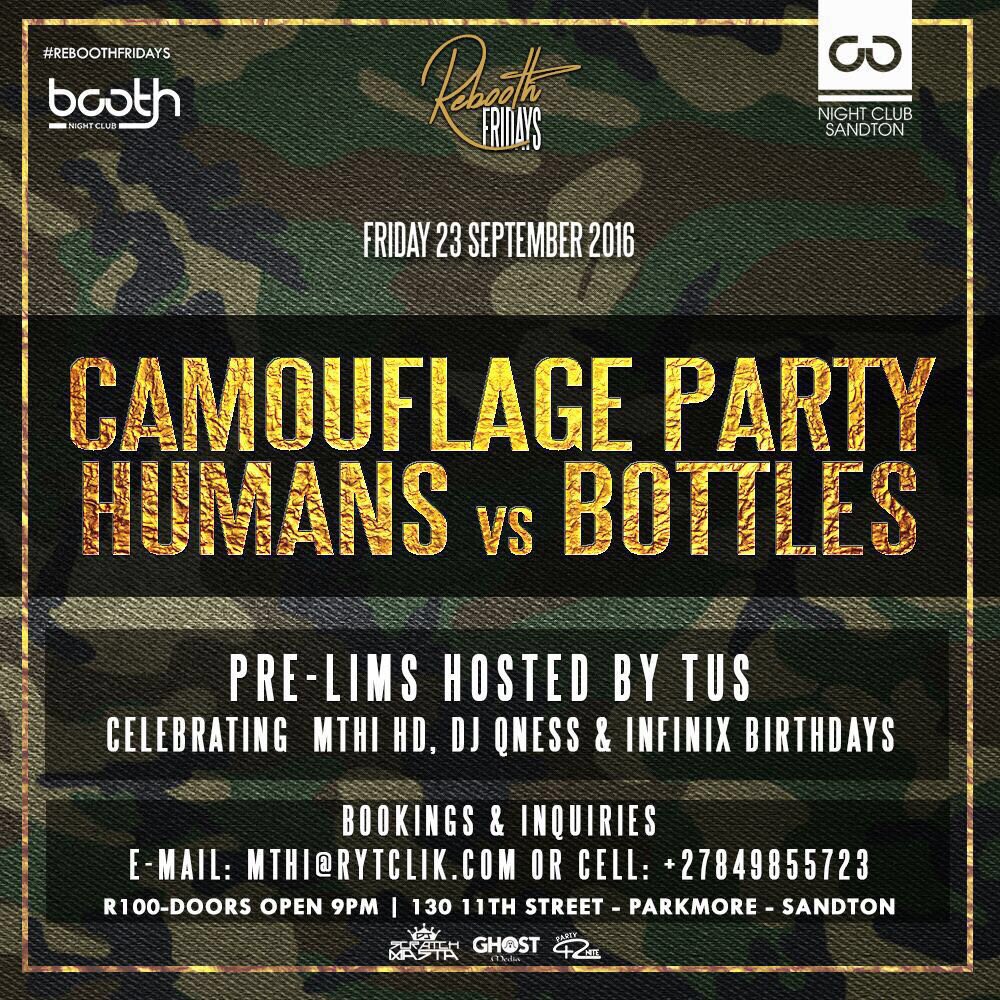 _turnupsquad's tweet image. @boothsandton Tomorrow night let's make it shake #camoparty #preparty