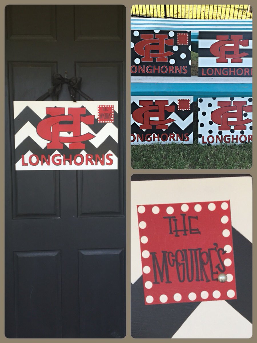 CHAthleticBoost's tweet photo. Check these cute signs out!!  Not only can they be yard signs but they make cute door signs too!! @CHLonghorns https://t.co/RdmOMkixS7