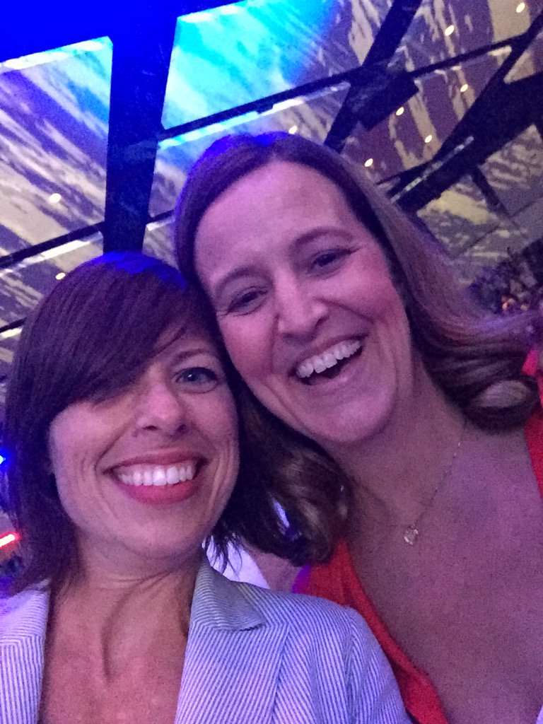 BeckyHeisner's tweet photo. #ReCreate15 with one of my warrior chicks. CAN.NOT.WAIT for tomorrow!!#reCreate16 https://t.co/JXDFSFxrCz