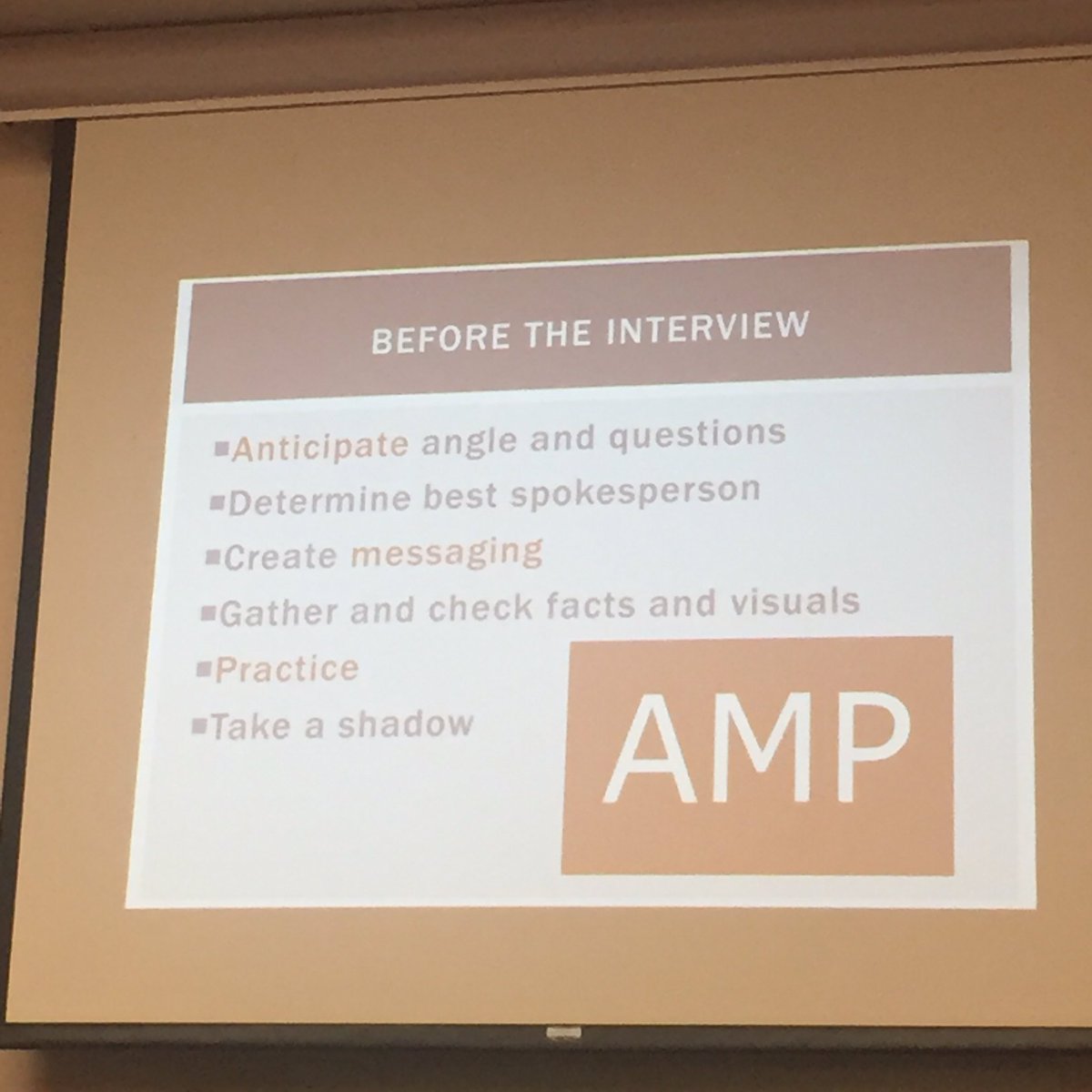 UtahFallConf's tweet photo. Do you ever have to do interviews or talk to the media? Make sure to AMP up before! #ufsac https://t.co/OuF99wzRcS