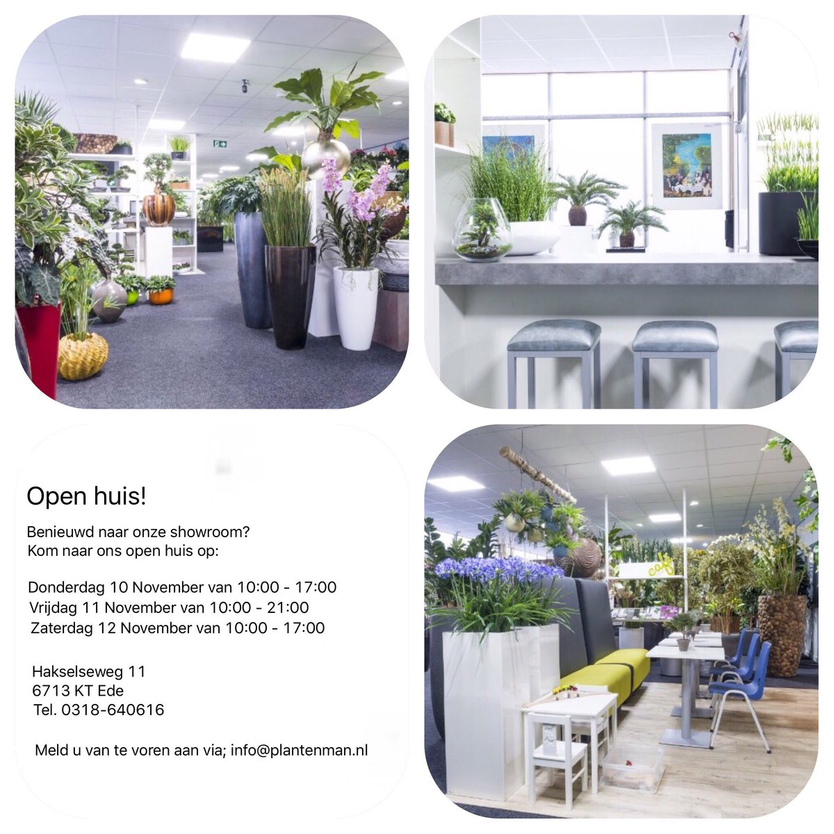 JanMekel's tweet image. Op 10, 11 en 12 november 2016 houden wij open huis. U komt toch ook? Wees welkom!!