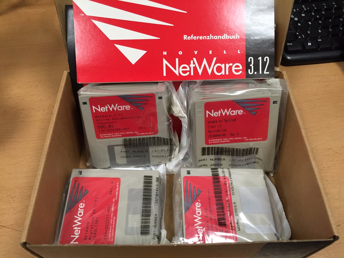 mschelterGC's tweet image. Ich habe heute endlich ein stabiles Betriebssystem gefunden! #Novell #Netware 
Jemand Interesse? 😉