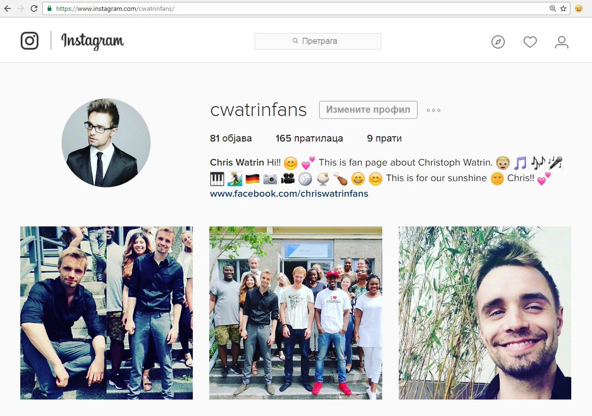 cwatrinfans's tweet photo. https://t.co/JCDR0ZV0D0 :) ^.^ #chriswatrin #christophwatrin #instagram #fanpage #photos #photo #follow #followers #us5 #stadtkint #hi #hey https://t.co/6qZ7kMBCS4