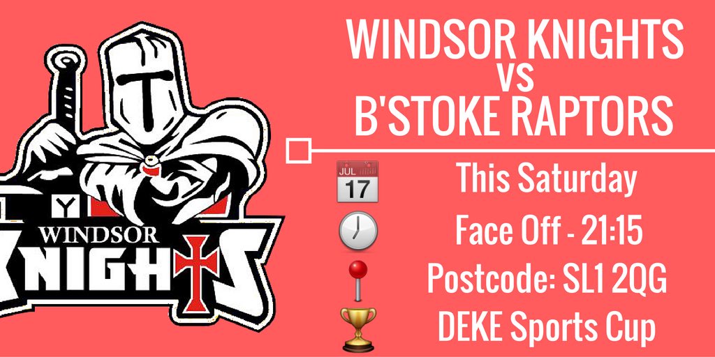 Just two days to go until our DEKE Sports Cup match vs Basingstoke Raptors and Slough Ice Arena.. Free entry on the night!