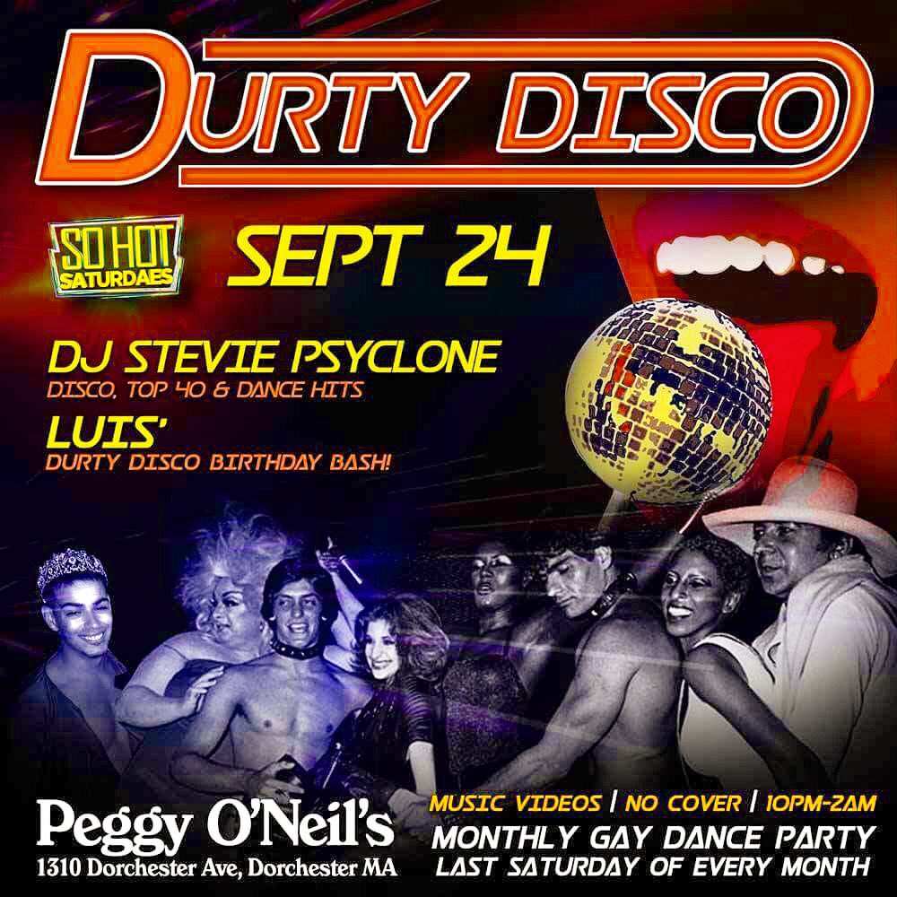 blenddorchester's tweet photo. This #saturdae night come get your Dirty Disco on #lgbt #dorchester #dance #boston @SteviePsyclone @Vladimirocks https://t.co/CzAG6bSfO9