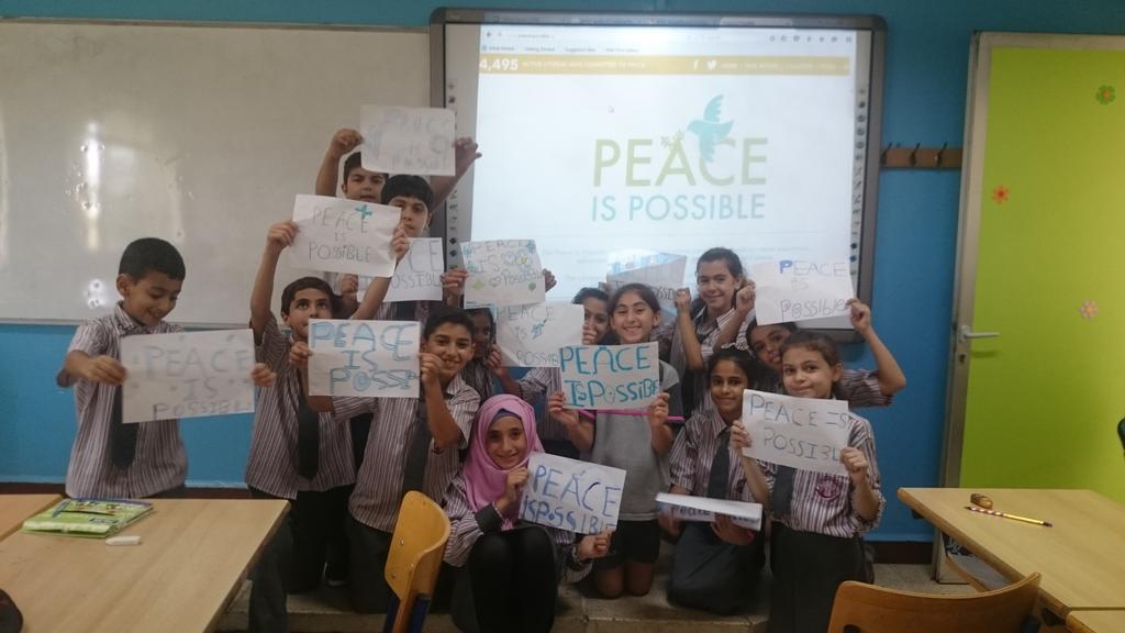 YassineBrigitte's tweet photo. Let peace happen,Educate peace,peace is possible 
#peacepossible 
@MakAishaSchool https://t.co/XqQjoeM97f