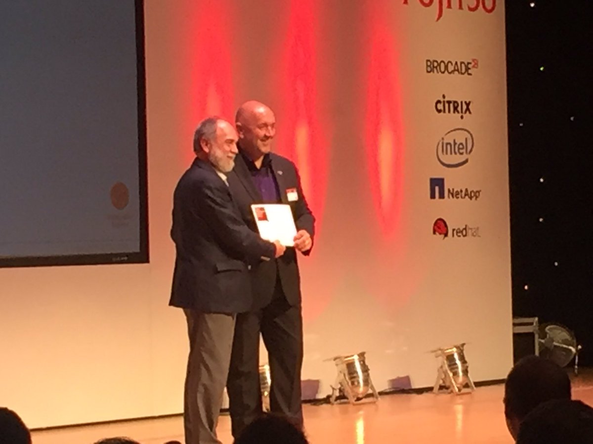 mike_sewart's tweet photo. Well done on our @westron2005 for becoming a @Fujitsu_Global FDE. #FDEConf https://t.co/Nb11HFIV6B