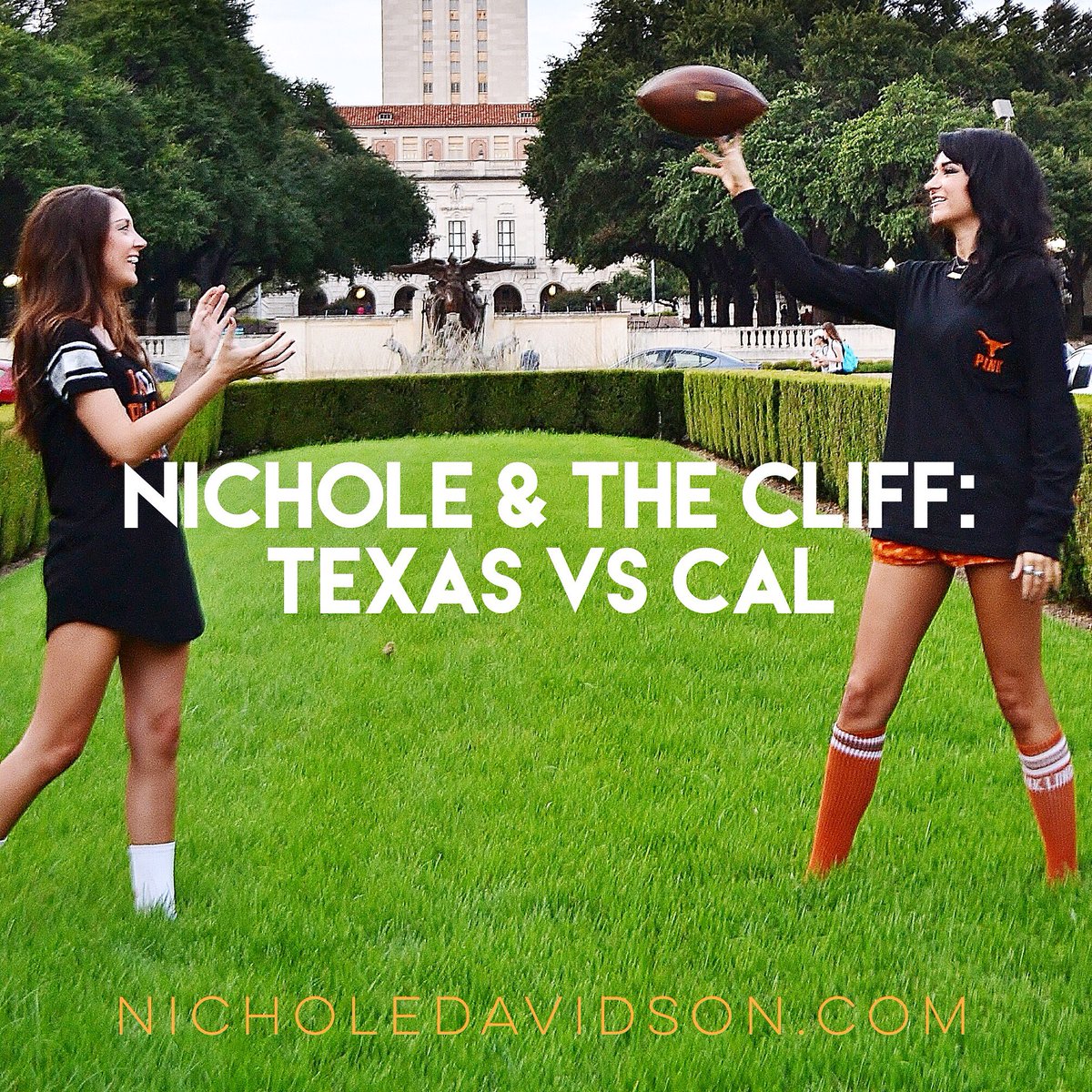NicholeDavidson's tweet photo. I really hate Cal. Nichole & The Cliff: #TEXvsCAL is here! https://t.co/V4brX5Ktv4 #hookem #longorns #texas #tx https://t.co/3co2gNoerV
