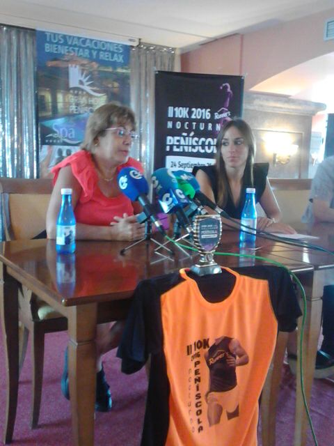 TEdeCastelln's tweet photo. Instantáneas de rueda de prensa en Peñíscola ayer presentando la carrera  solidaria del próximo sábado 24 de septiembre. ¡Os esperamos! :) https://t.co/LE0iz637Re