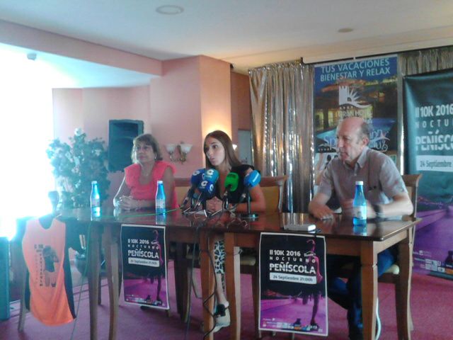 TEdeCastelln's tweet photo. Instantáneas de rueda de prensa en Peñíscola ayer presentando la carrera  solidaria del próximo sábado 24 de septiembre. ¡Os esperamos! :) https://t.co/LE0iz637Re