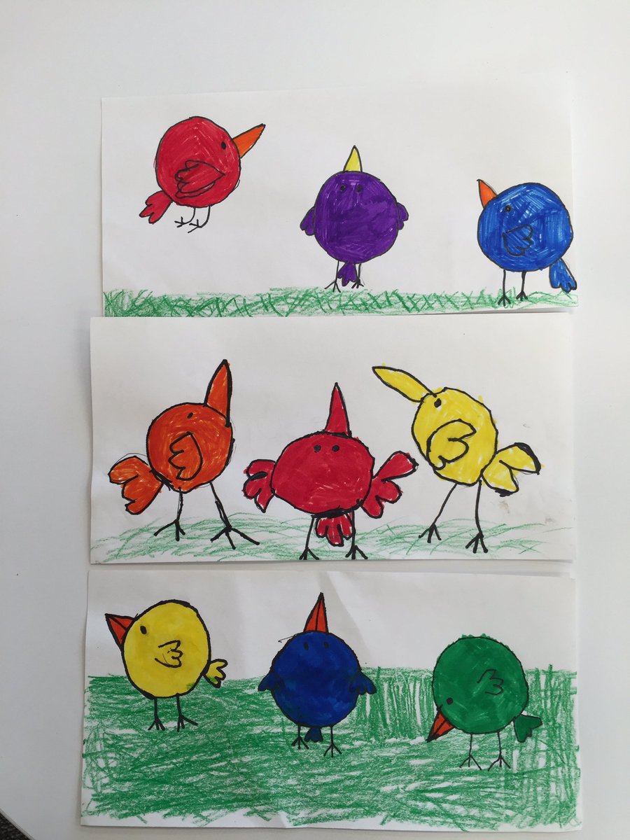RachelGoulette's tweet photo. First tweet of the year!  Tracing, sharpe, marker and crayon.  #1stgradeSTEAM https://t.co/X2FoMILS8W