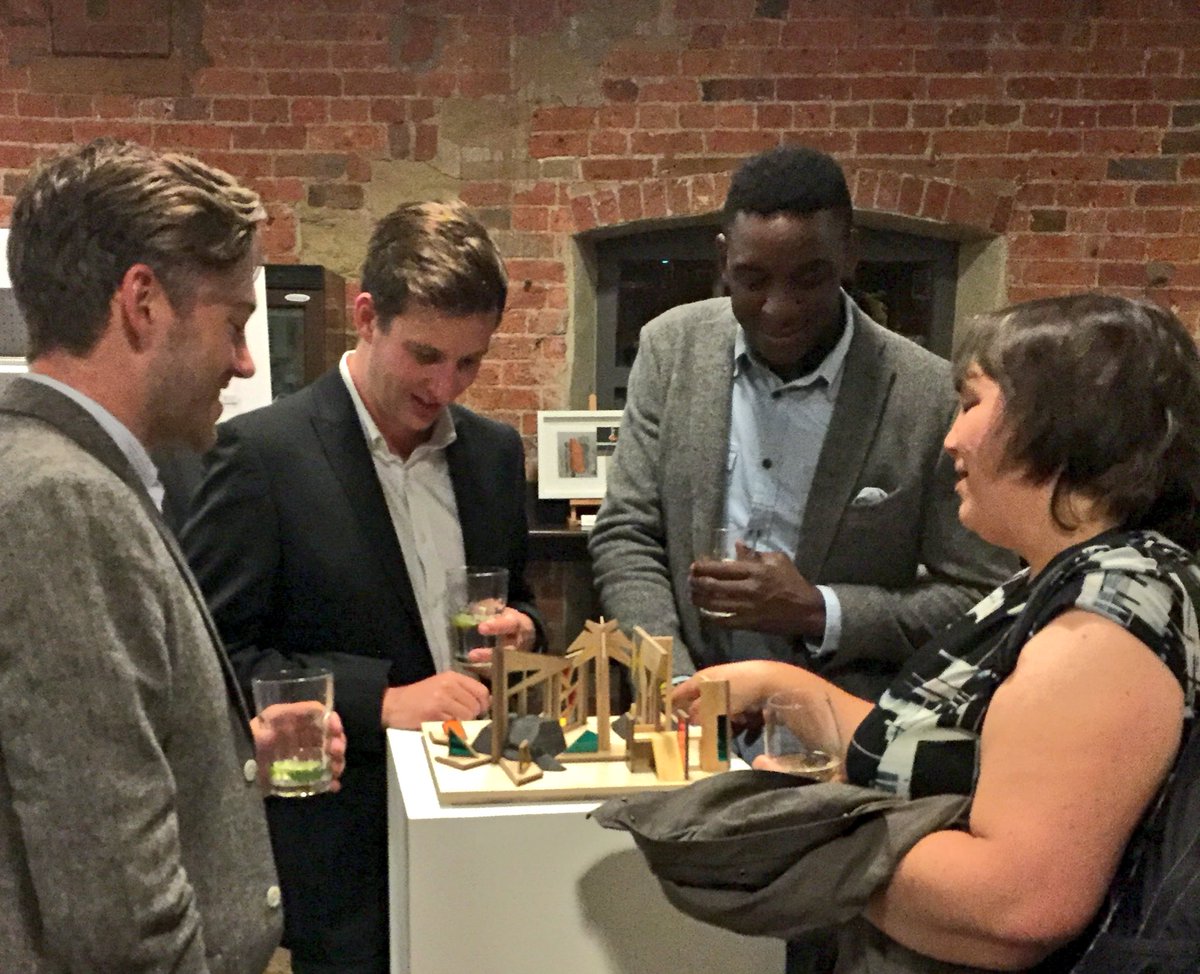 MelissaBurn's tweet photo. Great conversation around Matt Houldings play sculpture model tonight @The_Tetley @civicengineers  #drawingisthinking https://t.co/hcpko9PcNK