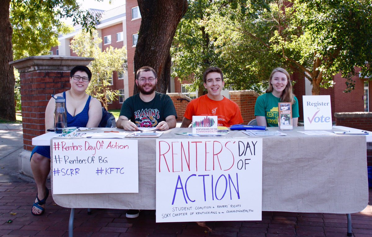 SoKyKFTC's tweet photo. Are you a renter? We want to hear from you! Stop by the FFOYA House tonight from 6pm-9pm for the #RentersDayOfAction https://t.co/ksCkjjG03u